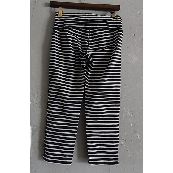 athleta crop pants Women's S,striped, Nylon, Licra, 26 Inch Waist Pretty - Picture 8 of 11